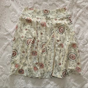 Ann Taylor A-Line Patterned Skirt